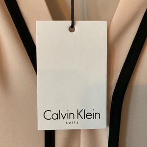 Calvin Klein Tops - Calvin Klein Tipped Split Neck Sleeveless Tank Calvin Klein Tops - Calvin Klein Tipped Split Neck Sleeveless Tank